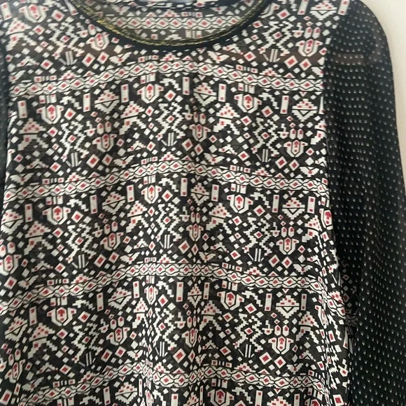 Scotch and Soda Sheer Blouse Size 2 P0677